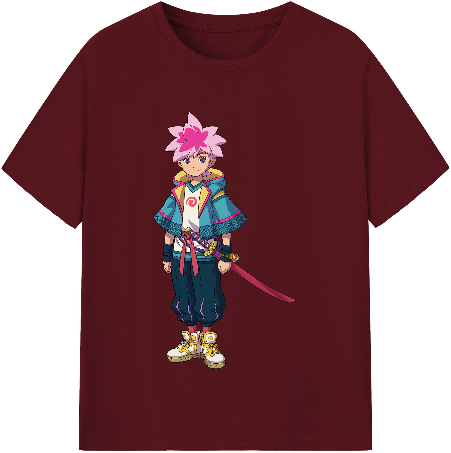 （画像用） 妖怪ウォッチ Yo-kai Watch 綿100％半袖Tシャツ（フロントプリント）